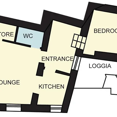 Апартаменты Cassa Di Loggia Stunning Medieval Setting Colletta